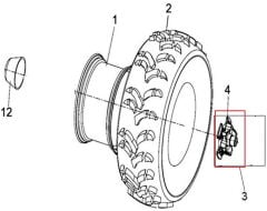 Promax 650L Arka Jant Flanş