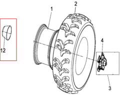 Promax 650L Arka Jant Kapağı