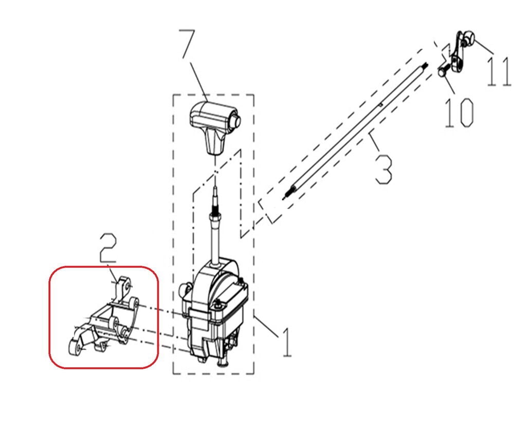 Promax 650L Vites Kutusu Montaj Braketi