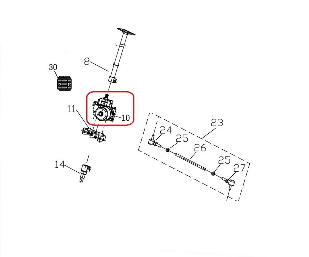 Promax 650L Direksiyon Orta birleştiricisi