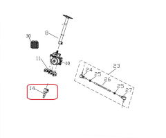 Promax 650L Direksiyon Alt Mil Küçük