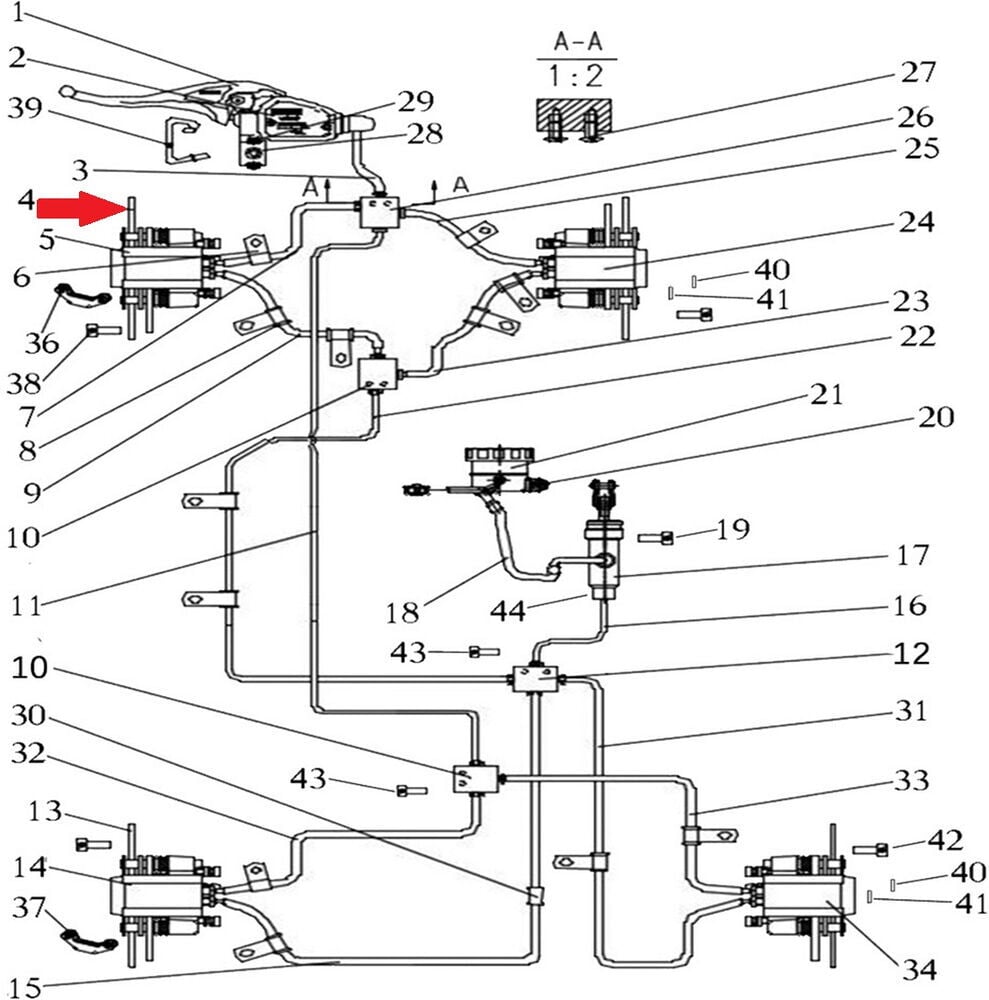 Promax 650L Ön Fren Disk