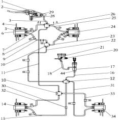 Promax 650L Arka Fren Hidrolik Merkez Dagıtıcı 12 Numara