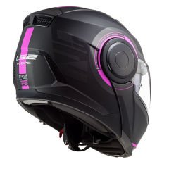 LS2 SCOPE ARCH MAT TITANIUM-PEMBE KASK