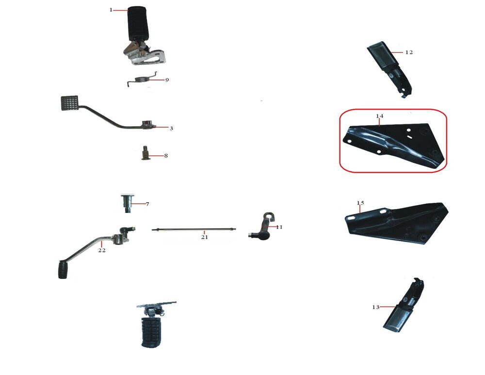 DD-250E-9 Arka Basamak Demiri Sağ