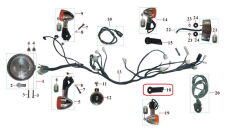 DD-250E-9 Arka Sinyal Braketi Sol