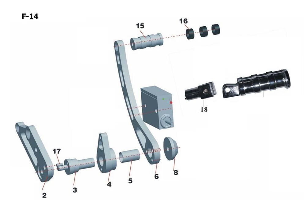Daytona 250 Ön Basamak Sağ Komple