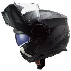 LS2 SCOPE AXIS MAT SİYAH-TITANIUM KASK