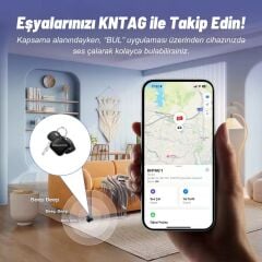 KNMASTER KNTAG 1 – Apple Uyumlu Akıllı Takip Cihazı