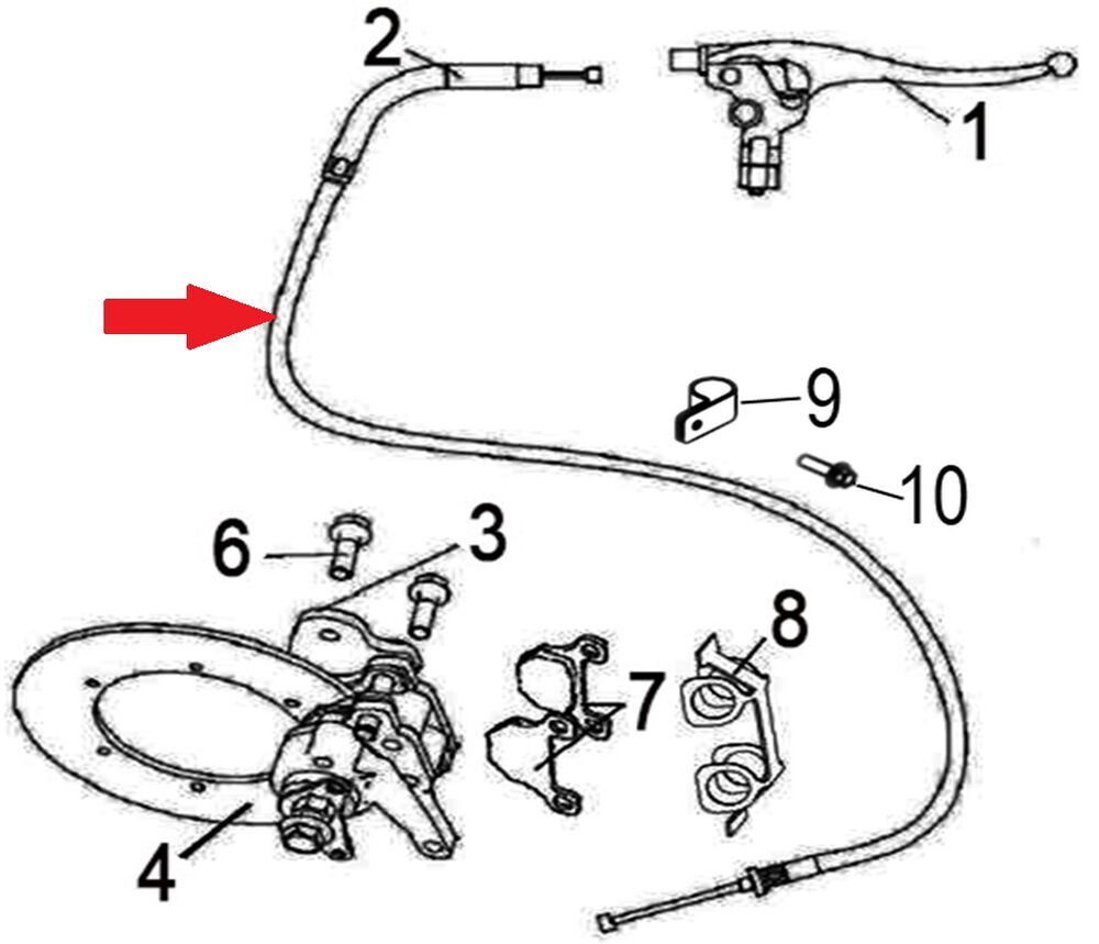 Promax 650L El Fren Halatı