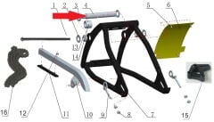 Daytona 250 Beşik Mili Komple