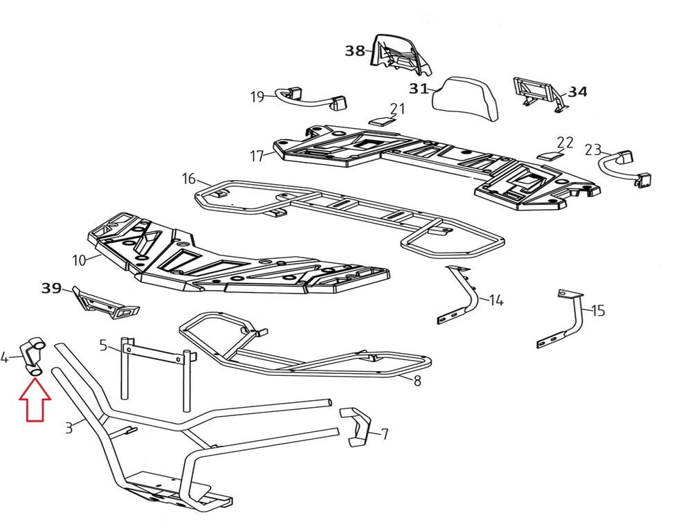 Promax 650L Ön Koruma Demiri Kapak Sağ