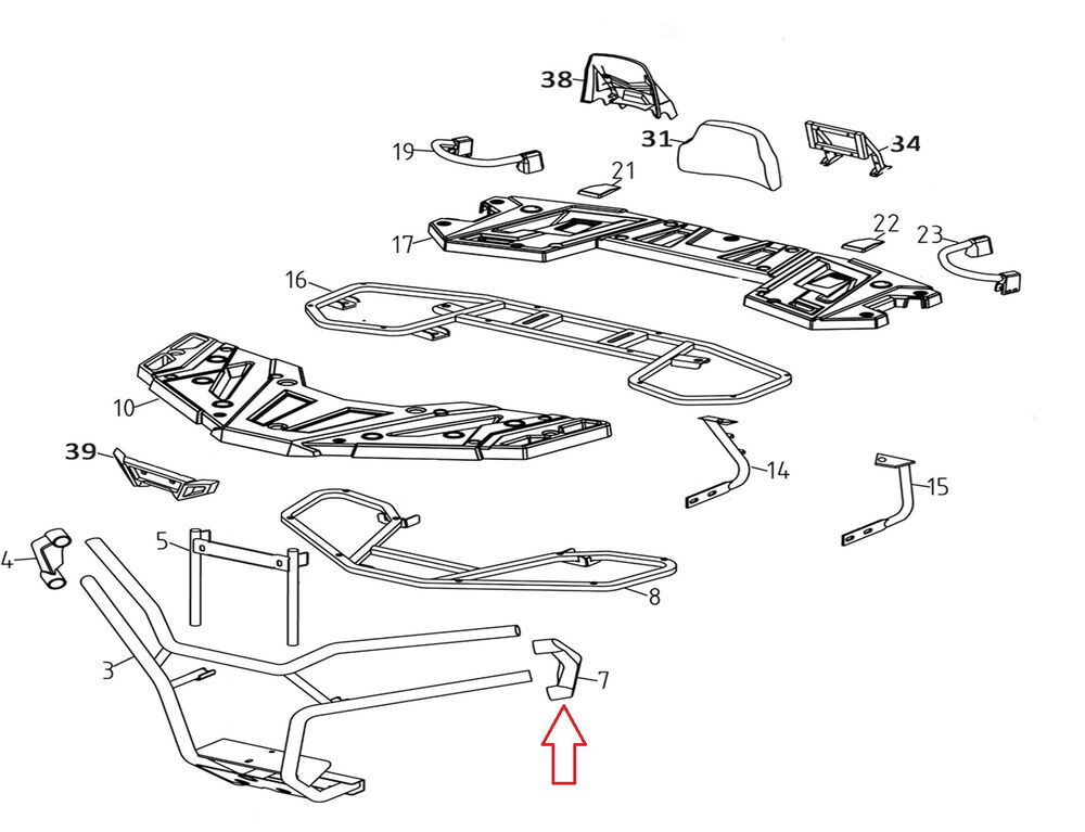 Promax 650L Ön Koruma Demiri Kapak Sol