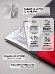 Universal Lüx Premium Suya ve Güneş Işınlarına Karşı Dayanıklı Motosiklet Brandası