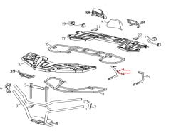 Promax 650L Arka Çamurluk Alt Destek Braketi Sağ
