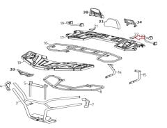 Promax 650L Arka Çamurluk Üst Grenaj Kapak Sol