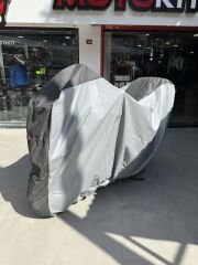 Su Geçirmez Universal Motosiklet Brandası Gri