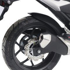 GP Kompozit Honda NC 700 X-S / NC 750 X-S 2012-2026 Uyumlu Zincir Korumalı Uzun Arka Çamurluk Siyah