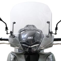 GP Kompozit Honda SH 125 2024-2025 Uyumlu Kısa Ön Cam Şeffaf