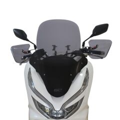 GP Kompozit Honda PCX 125 2018-2020 Uyumlu Ön Tur Camı Füme