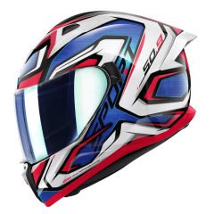 GIVI 50.9 ATOMIC BEYAZ-MAVİ-KIRMIZI KASK