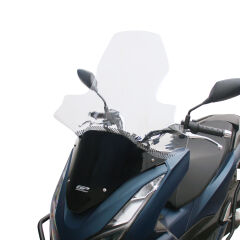 GP Kompozit Honda PCX 125 / 150 2021-2024 Uyumlu Elcikli Ön Cam Şeffaf