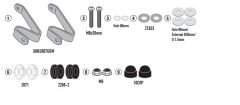 GIVI D1190KIT HONDA PCX 125 (21-24) RÜZGAR SİPERLİK BAĞLANTISI