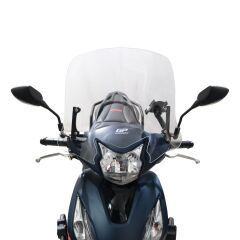 GP Kompozit Honda Dio 2021-2025 Uyumlu Kısa Ön Cam Şeffaf