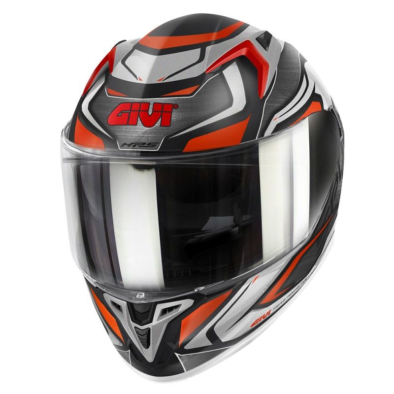 GIVI 50.9 ATOMIC MAT SİYAH-GRİ-KIRMIZI KASK