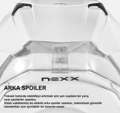 NEXX X.R3R PRECISION MAT SİYAH-KIRMIZI KASK