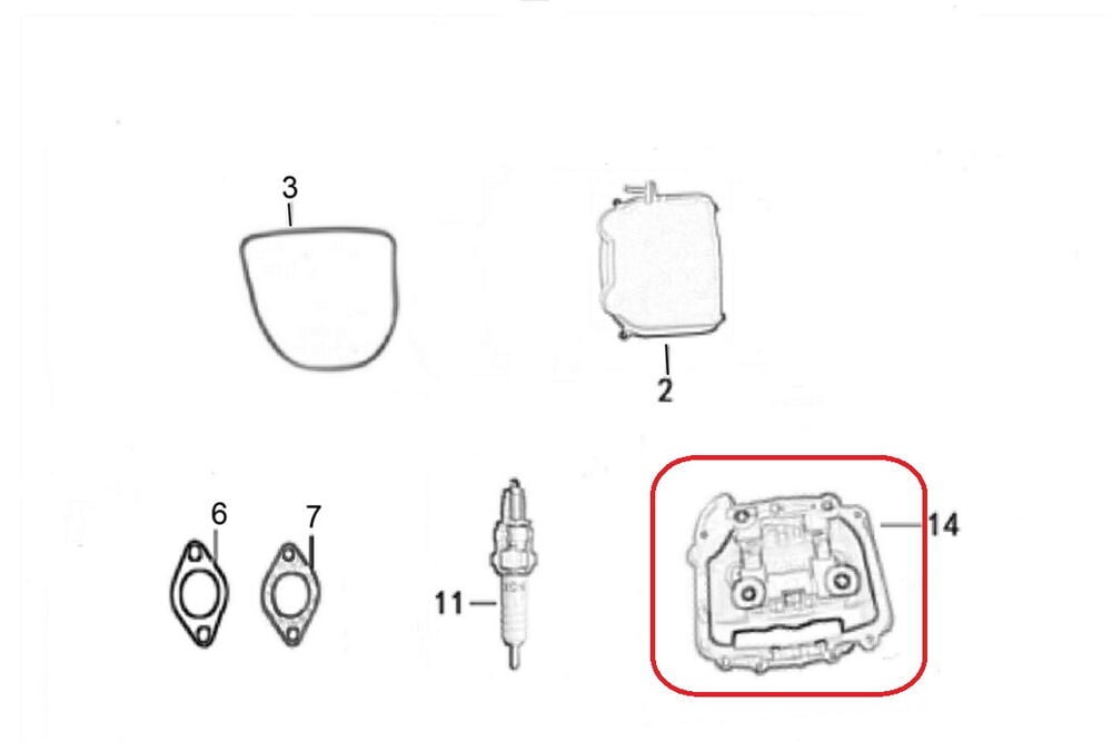 M210 Silindir Üst Kapak