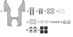 GIVI D2143KIT YAMAHA NIKEN 900 (19-23) RÜZGAR SİPERLİK BAĞLANTISI