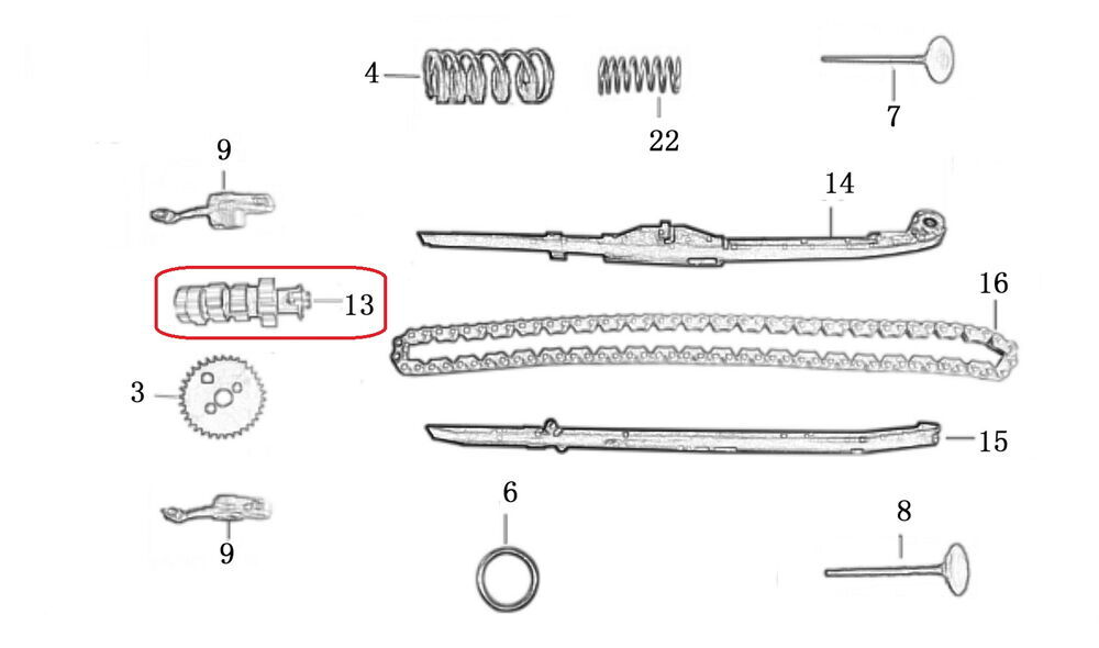 M210 Eksantirik Mili
