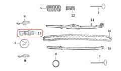 M210 Eksantirik Mili
