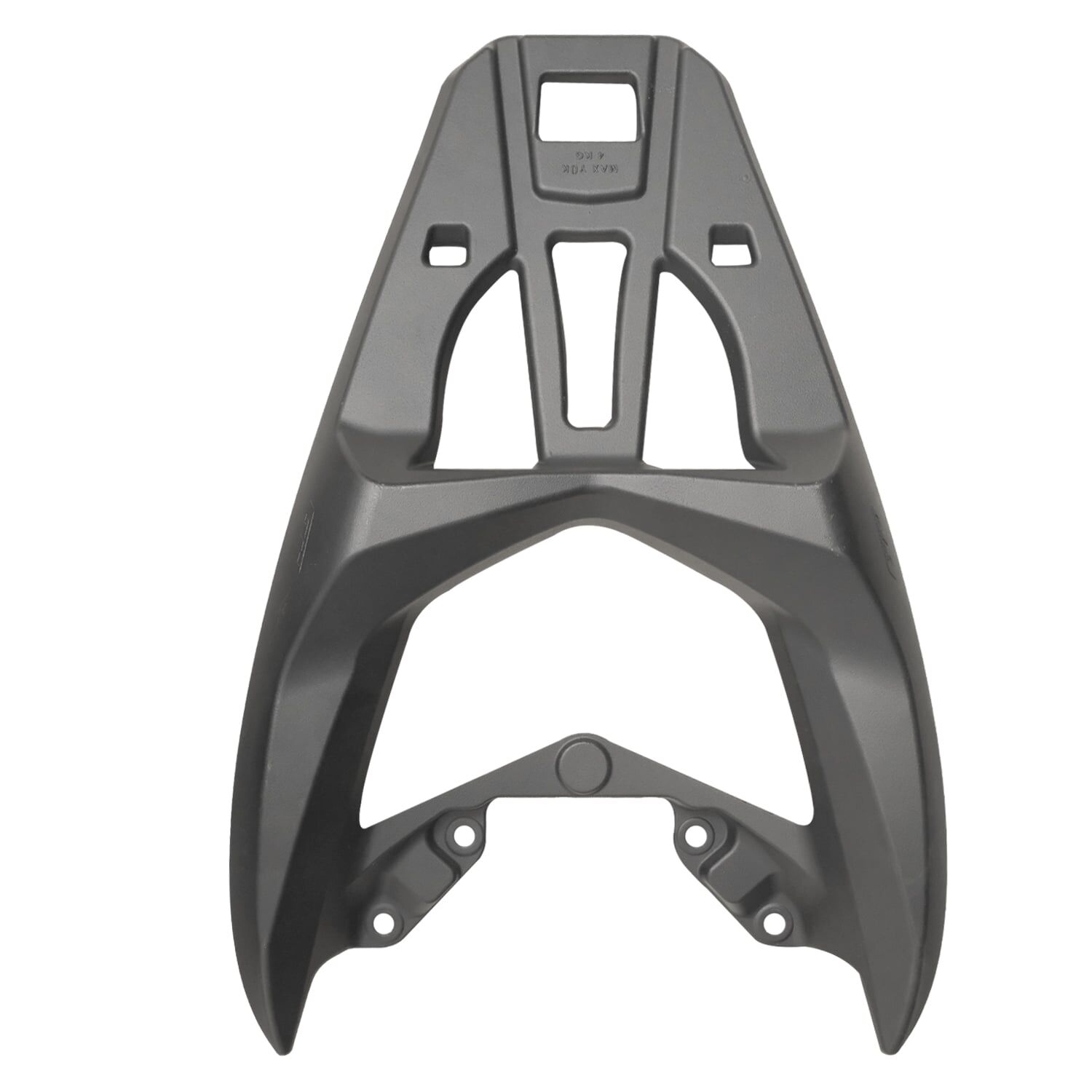 GP Kompozit Yamaha NMAX 125 / 155 2025-2026 Uyumlu Arka Çanta Demiri Siyah