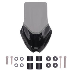 GP Kompozit Yamaha NMAX 125 / 155 2025-2026 Uyumlu Ön Tur Camı Füme