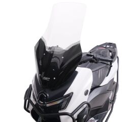 GP Kompozit Yamaha NMAX 125 / 155 2025-2026 Uyumlu Ön Tur Camı Şeffaf