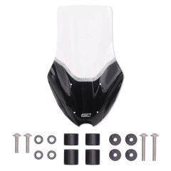 GP Kompozit Yamaha NMAX 125 / 155 2025-2026 Uyumlu Ön Tur Camı Şeffaf