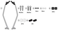 KAPPA D6115KITK KYMCO X-TOWN 125-300 CITY (20-23) RÜZGAR SİPERLİK BAĞLANTISI