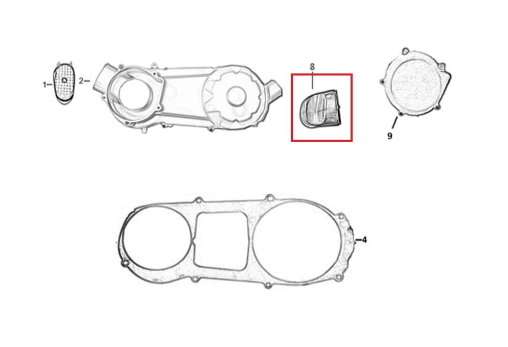 M210 Debriyaj Kapağı Üst Küçük Parça