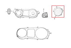 M210 Debriyaj Üst Dış Kapak