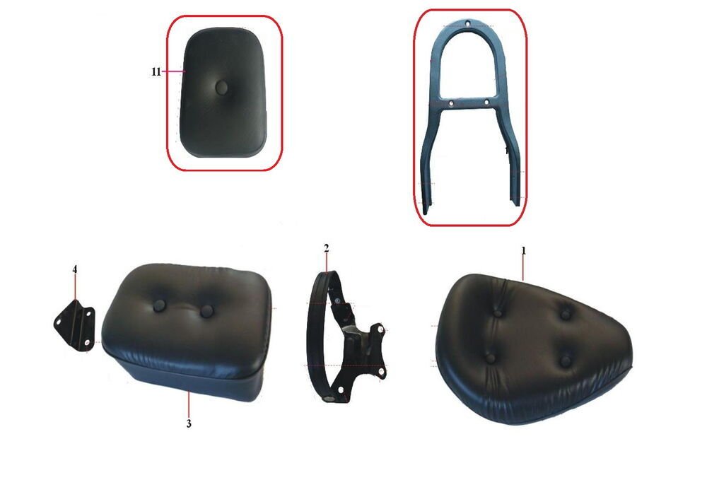 DD-250E-9 Sisy bar Sırt Yaslama Komple