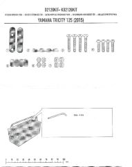 KAPPA D2120KITK YAMAHA TRICITY 125-155 (14-24) RÜZGAR SİPERLİK BAĞLANTISI