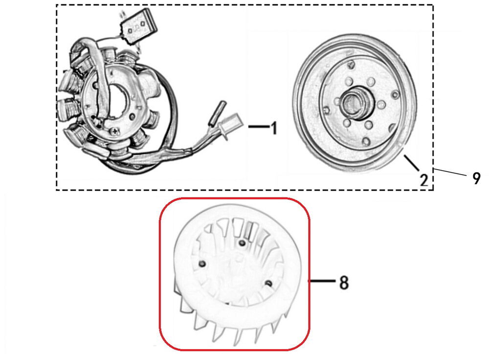 M210 Manyeto Fan Pervanesi