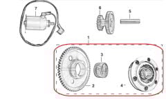 M210 Marş Kitleme Komple