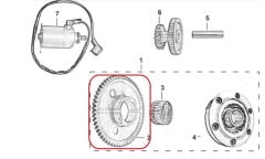 M210 Marş Kitleme Dişlisi
