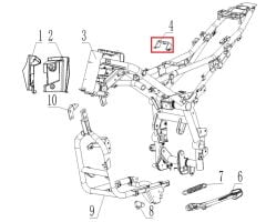 SPN 125 Depo Sabitleme Braketi
