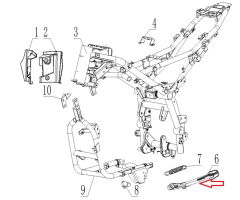 SPN 125 Yan Ayaklık