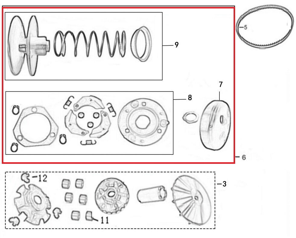 M210 Arka Varyatör Komple