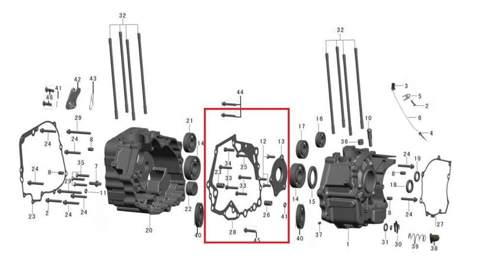 DD-250E-9B Karter Contası Orta
